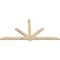 Ekena Millwork Kennewick Rough Sawn Timber Gable Bracket, Douglas Fir, 84"W x 42"H x 2"D x 4"F, 12/12 Pitch GBW084X42X0204KEN00RDF - alternate 5